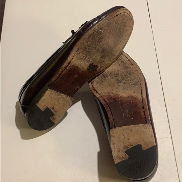 #SOLD#COLEHAAN DK BURGUNDY PINCHED TASSELFRINGE … - Picture 7 of 11